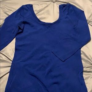 Cobalt blue light sweater